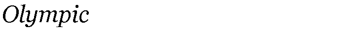 Text Box: Olympic